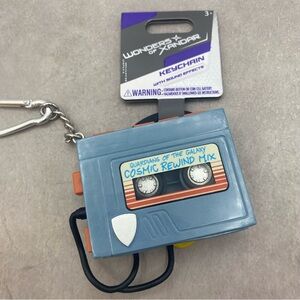 Disney Epcot Cosmic Rewind Keychain Guardians of the Galaxy Star Lord Walkman